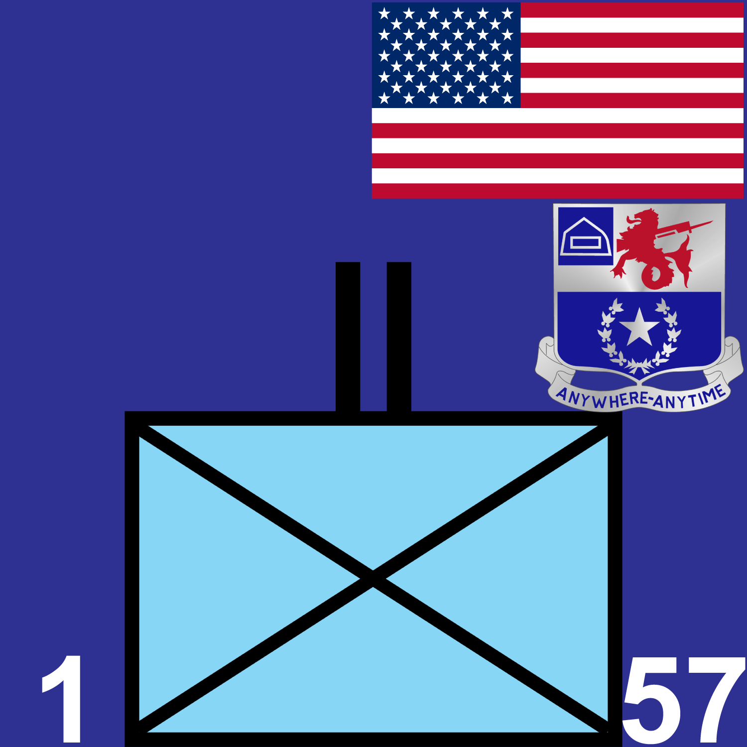 1st Battalion, 57th Infantry Regiment icon